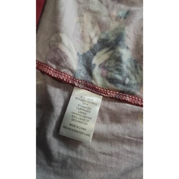 Daniel Rain Stitch Fix floral tunic crochet trim top Size Small Office Work Wear - Picture 5 of 10